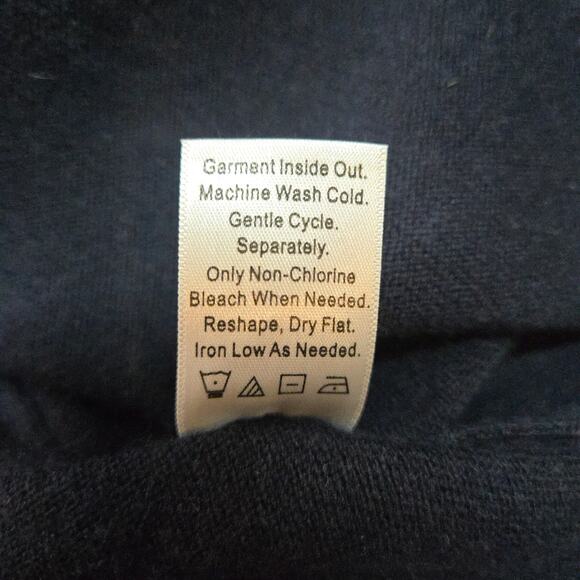 Coldwater Creek Open Front Cardigan Navy Size XL 18 - Picture 7 of 7